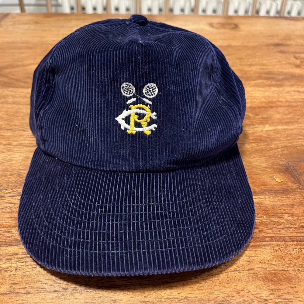 Vintage Corduroy Tennis Club Hat